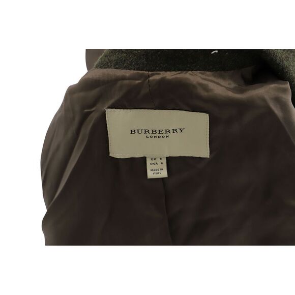 Burberry Tailored Blazer in Green Wool - Picture 4 of 4
